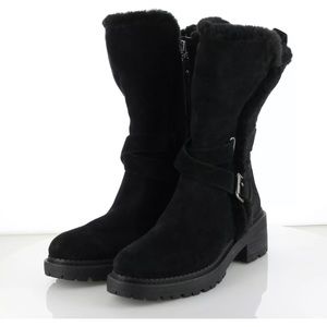 Women's Black Suede Boots